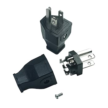 ぴー　ManiaS1 15 AMP - 125 VOLT STRAIGHT BLADE MALE PLUG (NEMA 5-15P) (HJP